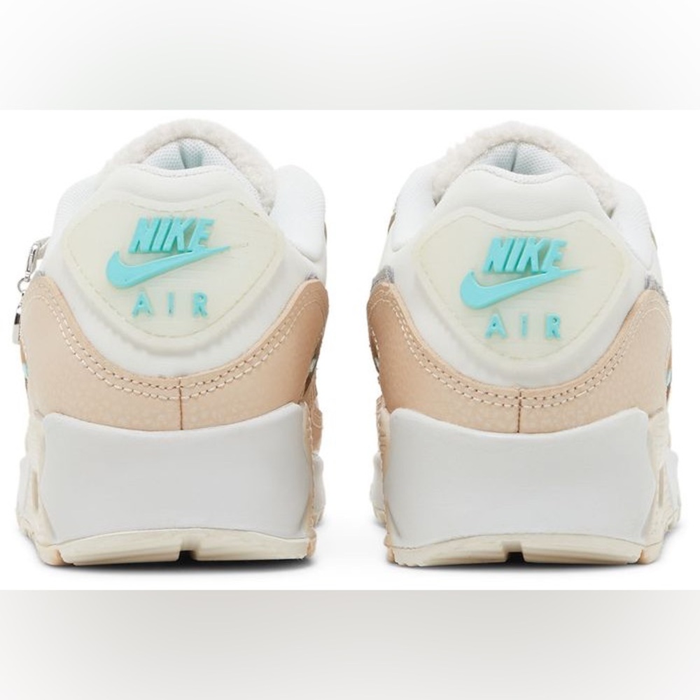 Nike Air Max 90 SE “Mama” Women's Cream and Tan Sneakers - Picture 3 of 8
